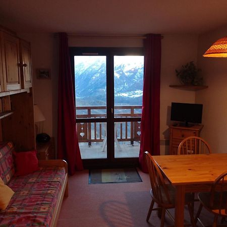 Studio Coin Montagne A Auris En Oisans Avec Vue Magnifique Kültér fotó