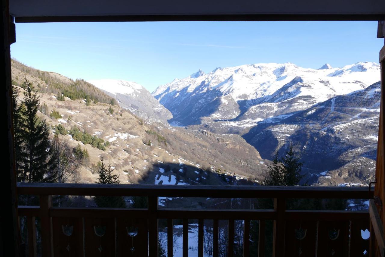 Studio Coin Montagne A Auris En Oisans Avec Vue Magnifique Kültér fotó