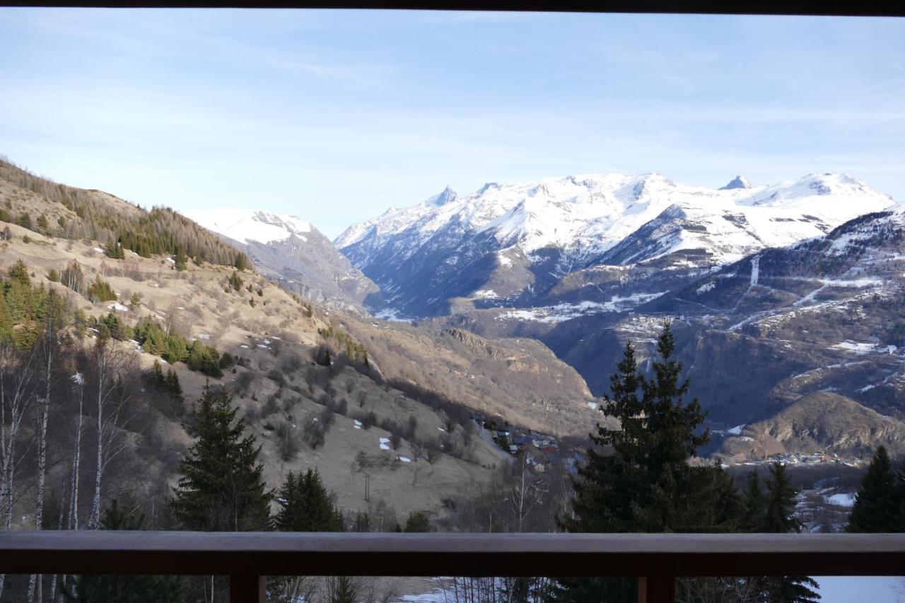 Studio Coin Montagne A Auris En Oisans Avec Vue Magnifique Kültér fotó