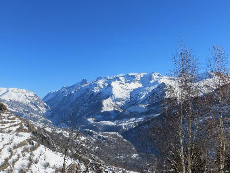 Studio Coin Montagne A Auris En Oisans Avec Vue Magnifique Kültér fotó