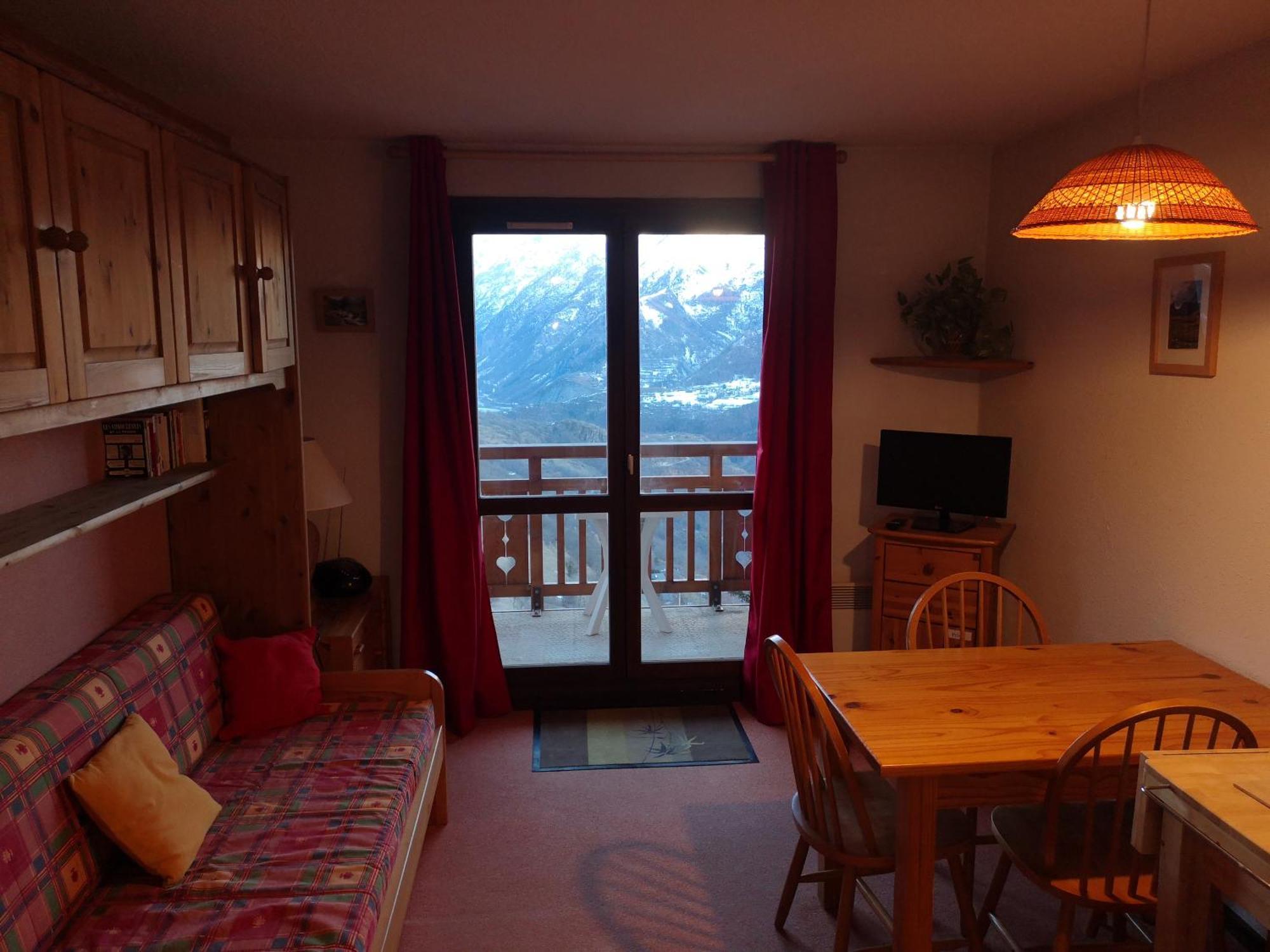 Studio Coin Montagne A Auris En Oisans Avec Vue Magnifique Kültér fotó
