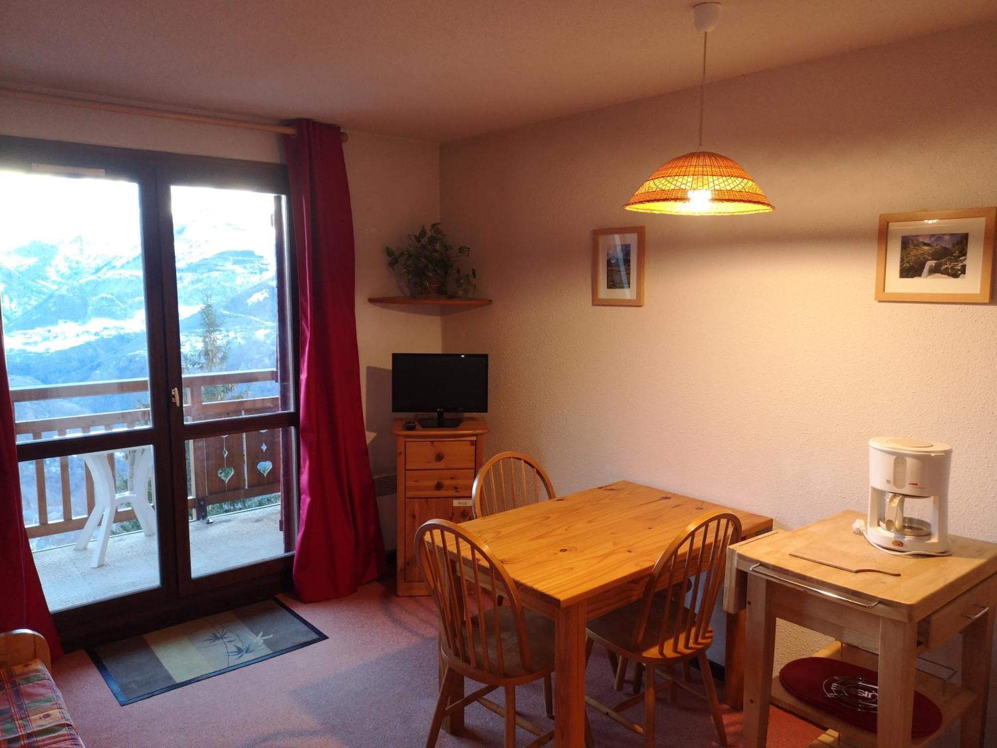 Studio Coin Montagne A Auris En Oisans Avec Vue Magnifique Kültér fotó