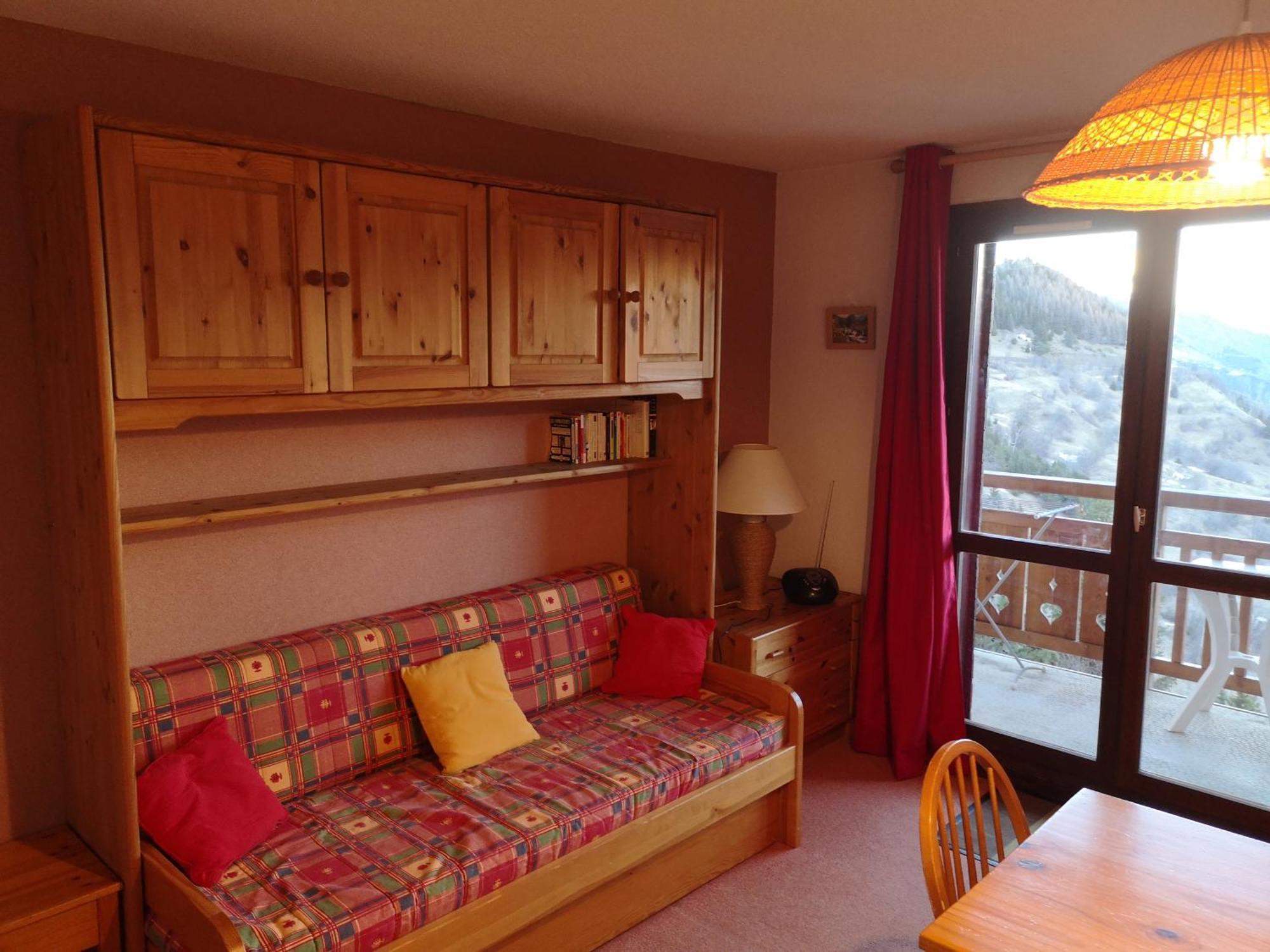 Studio Coin Montagne A Auris En Oisans Avec Vue Magnifique Kültér fotó
